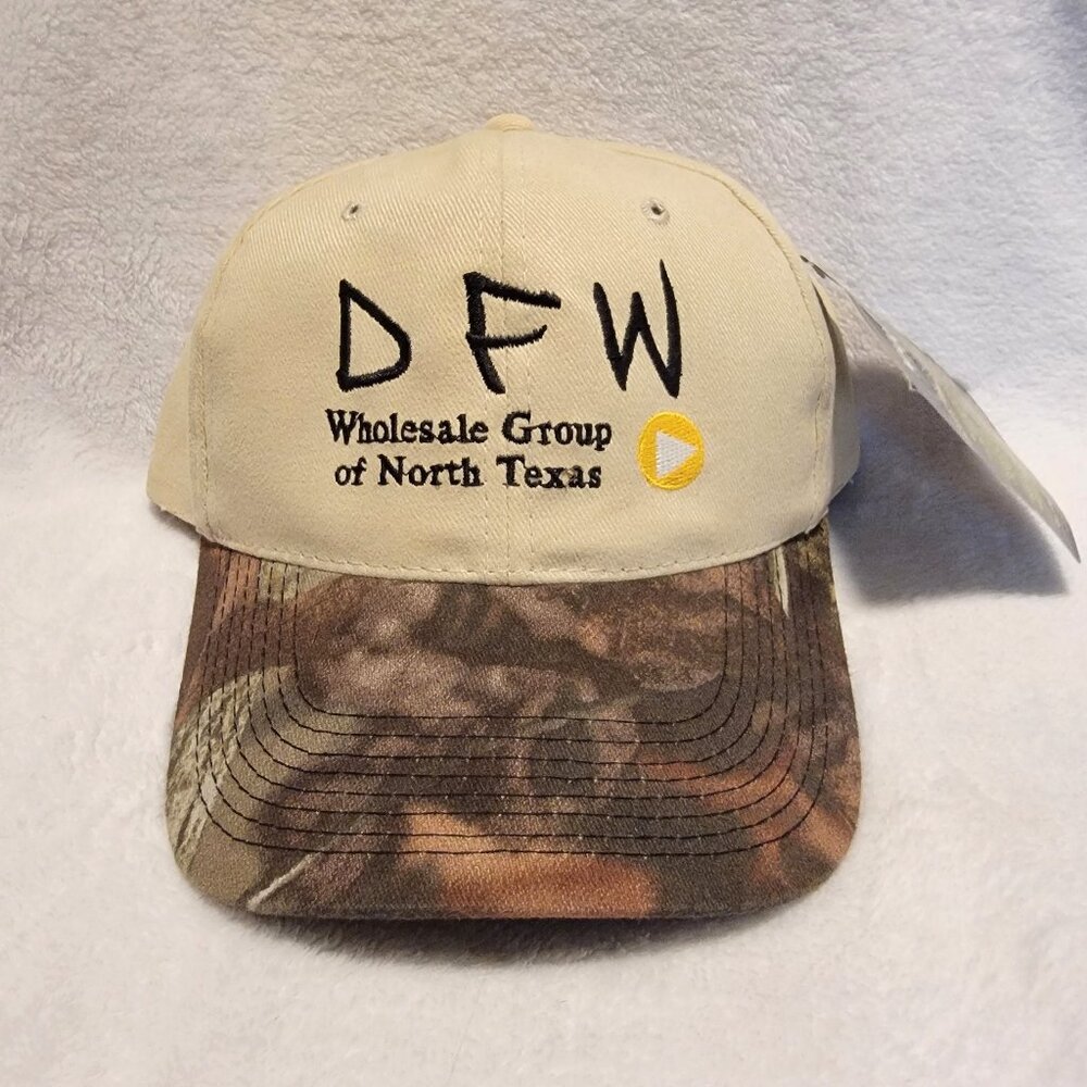 New DFW Tan/Camo Cap New